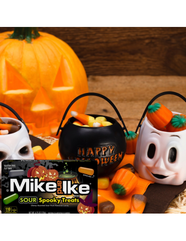 Mike and Ike - Sour Spooky Treats, bonbons acidulés d'Halloween | My American Market