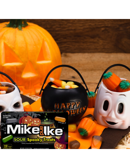Mike and Ike - Sour Spooky Treats, bonbons acidulés d'Halloween | My American Market