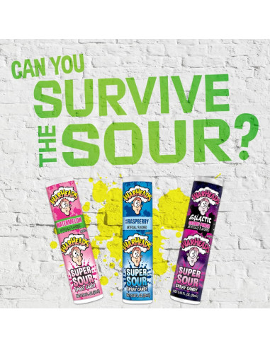Super Sour Spray Green Apple, caramelo en spray ácido manzana verde | My American Market