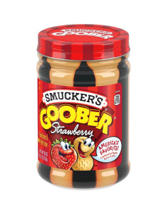 Smuckers Crema Cacahuete Mermelada Fresa - My American Market 2