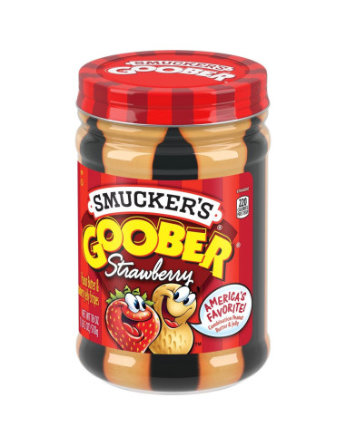 Smucker's Goober Strawberry, beurre de cacahuète et gelée de fraise | My American Market