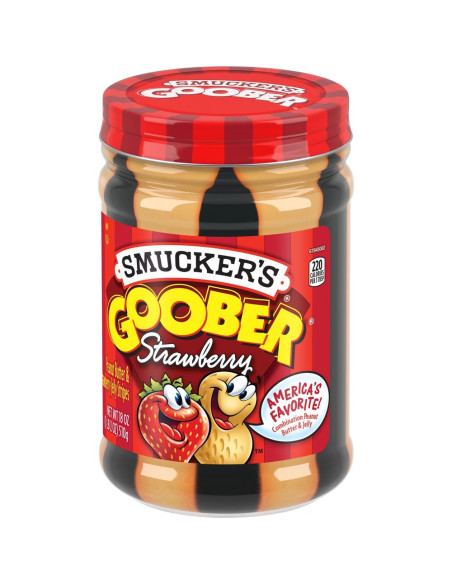 Smucker's Goober Strawberry, beurre de cacahuète et gelée de fraise | My American Market