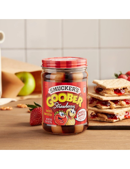 Smucker's Goober Strawberry, burro di arachidi e gelatina di fragole | My American Market