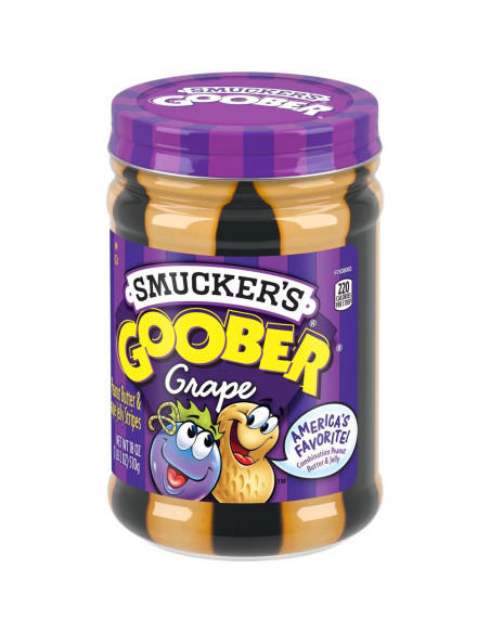 Smucker's Goober Grape, beurre de cacahuète et gelée de raisin | My American Market