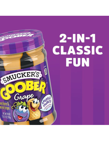 Smucker's Goober Grape, burro di arachidi e gelatina d'uva | My American Market