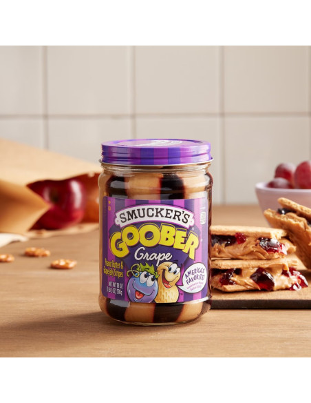 Smucker's Goober Grape, beurre de cacahuète et gelée de raisin | My American Market