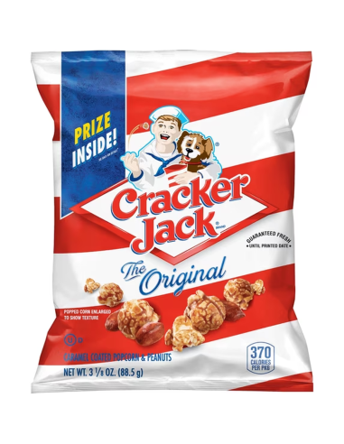 Cracker Jack The Original, palomitas caramelizadas con cacahuetes | My American Market