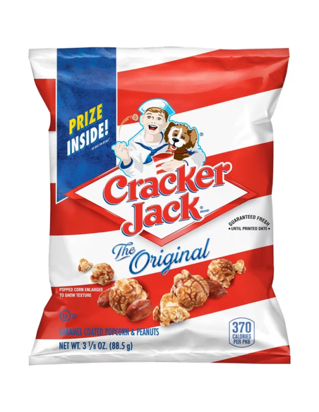 Cracker Jack The Original, palomitas caramelizadas con cacahuetes | My American Market
