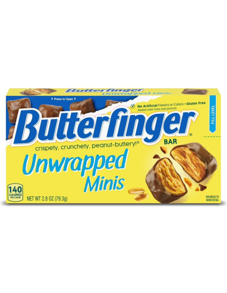 Butterfinger - Minis (mini barrette al cioccolato croccanti) - My American Market