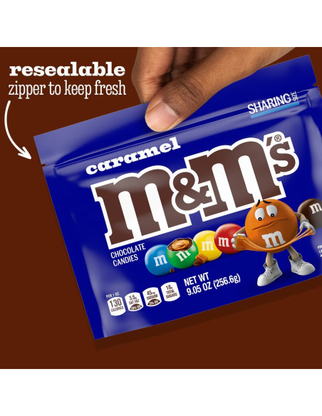 M&M's Caramel Sharing Size, chocolat au cœur de caramel | My American Market