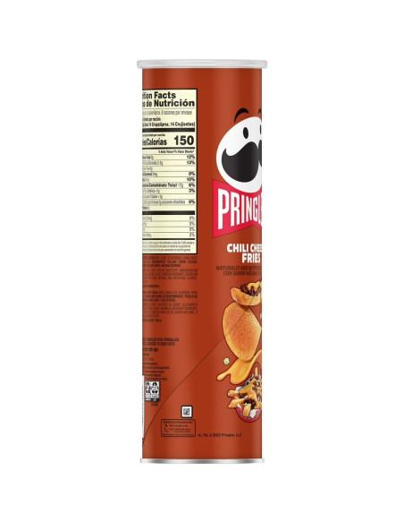 Pringles Chilli Cheese Fries, chips goût frites chili cheese | My American Market