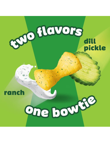 Pringles Mingles Dill Pickle & Ranch, snacks soufflés cornichon & ranch | My American Market