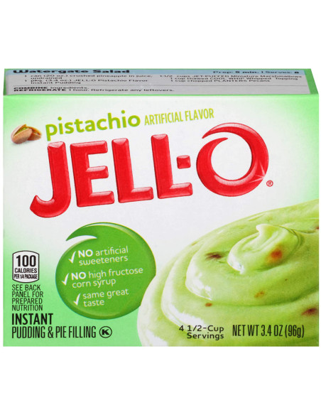 Jell-O Pudding - Budino Istantaneo Al Pistacchio - My American Market
