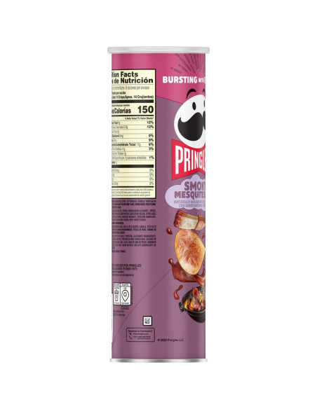 Pringles Smoky Mesquite BBQ, patatas barbacoa ahumada con mezquite | My American Market