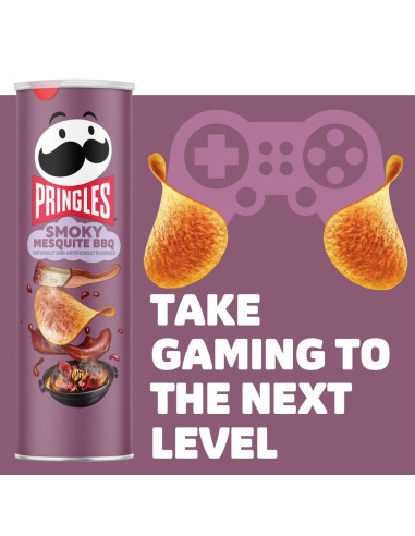 Pringles Smoky Mesquite BBQ, patatas barbacoa ahumada con mezquite | My American Market