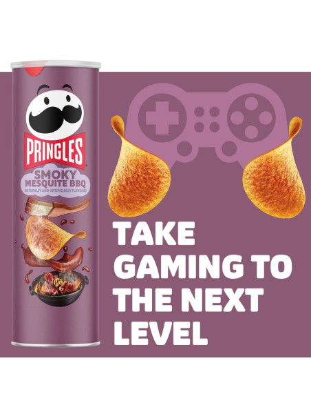 Pringles Smoky Mesquite BBQ, patatas barbacoa ahumada con mezquite | My American Market