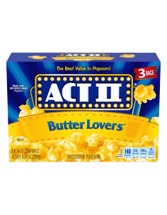 Act II - Butter Lovers Microwave Popcorn - Caja de 3 | My American Market 2