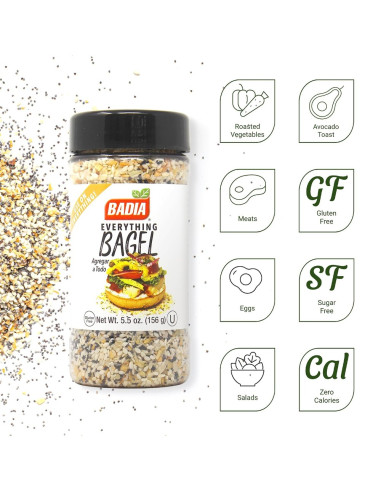 Badia - Everything Bagel Seasoning, épices pour bagel | My American Market