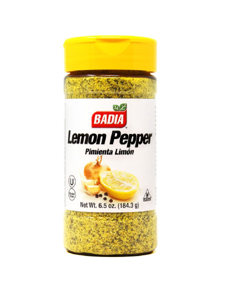 Badia - Lemon Pepper, condimento pimienta y limón | My American Market