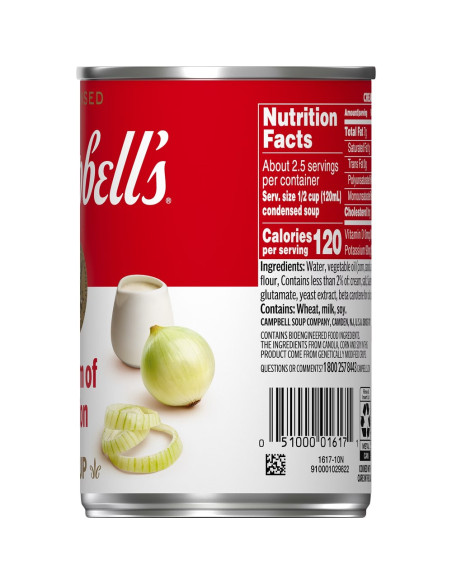 Campbell's - Cream Of Onion (zuppa condensata crema di cipolla) - My American Market