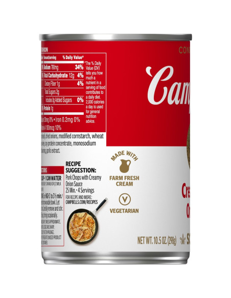 Campbell's - Cream Of Onion, crema de cebolla | My American Market