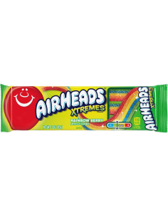 Airheads - Xtremes Rainbow Berry (lanières acidulées multi-fruits) - My American Market