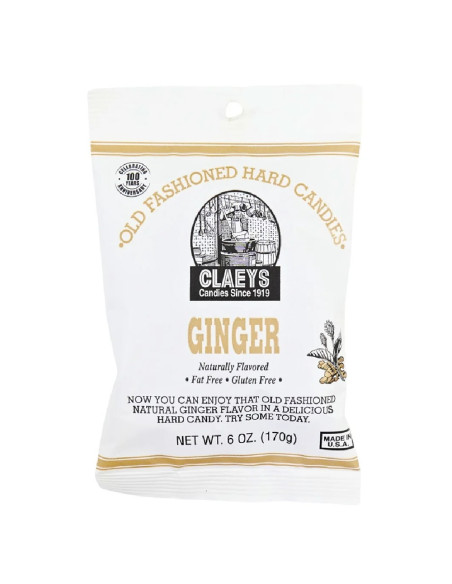 Claeys - Old Hard Candy Ginger, bonbons au gingembre | My American Market