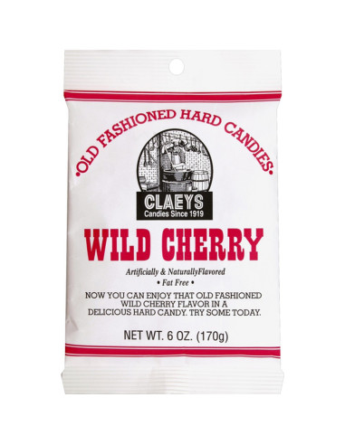 Claeys - Old Hard Candy Wild Cherry, caramelle alla ciliegia | My American Market