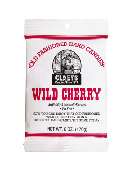Claeys - Old Hard Candy Wild Cherry, caramelos de cereza | My American Market