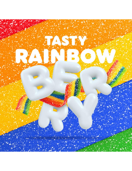 Airheads Xtremes Sour Belts Rainbow Berry - My American Market
