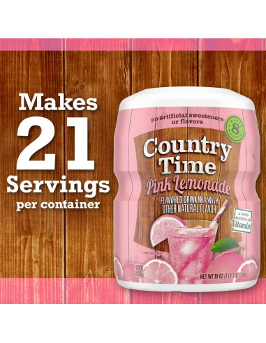 Country Time - Drink Mix Pink Lemonade | My American Market
