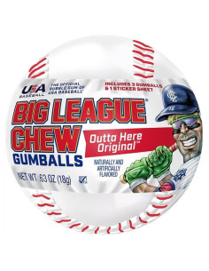 Big League Chew - Gumballs Outta' Here (boules de chewing-gum) - My American Market