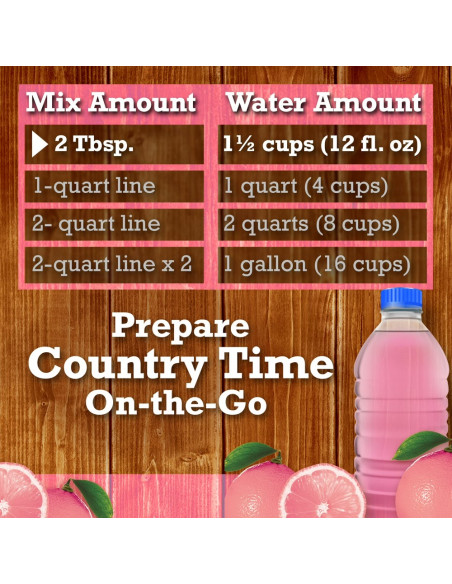 Country Time - Drink Mix Pink Lemonade, limonade rose | My American Market