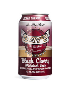 Day's Soda - Black Cherry, bibita alla ciliegia nera | My American Market