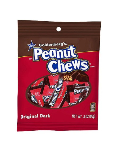 Goldenberg's - Peanut Chews Original, arachidi e cioccolato fondente | My American Market