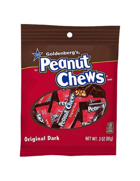 Goldenberg's - Peanut Chews Original, arachidi e cioccolato fondente | My American Market