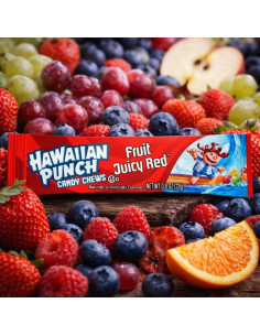 Hawaiian Punch - Chews Fruit Juicy Red, barrita masticable | My American Market 2