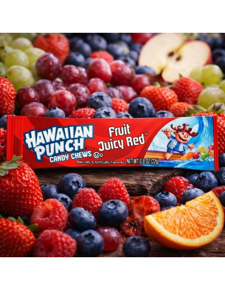Hawaiian Punch - Chews Fruit Juicy Red, barre à mâcher | My American Market