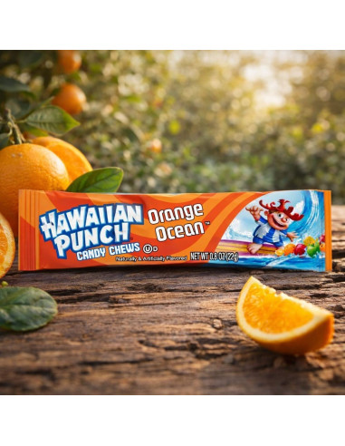 Hawaiian Punch - Chews Orange Ocean, barrita de naranja | My American Market