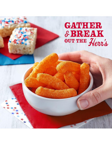 Herr's - Carolina Reaper Extra Hot, gusanitos de queso picantes | My American Market