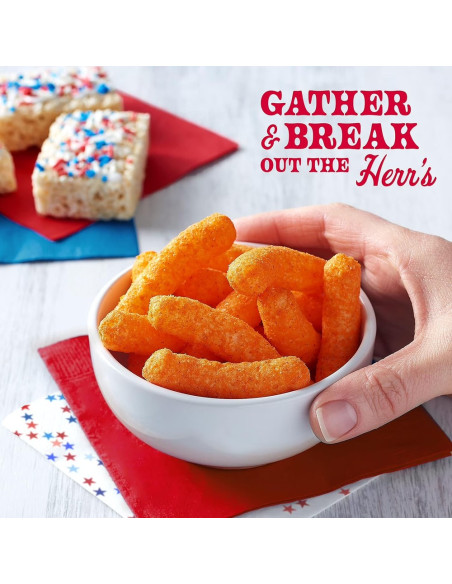 Herr's - Carolina Reaper Extra Hot, soufflés fromage piquants | My American Market