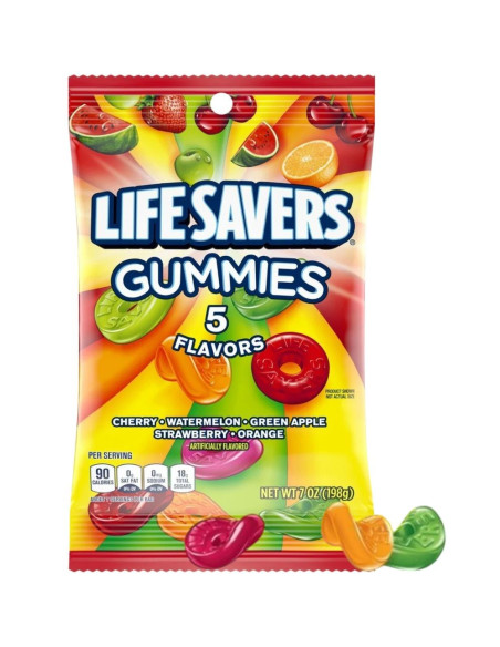 Life Savers - Gummies 5 Flavours, caramelle gommose | My American Market
