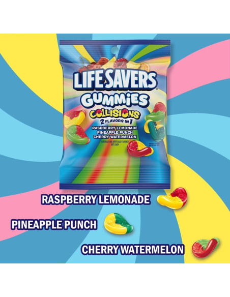 Life Savers - Gummies Collisions, caramelle gommose due gusti | My American Market