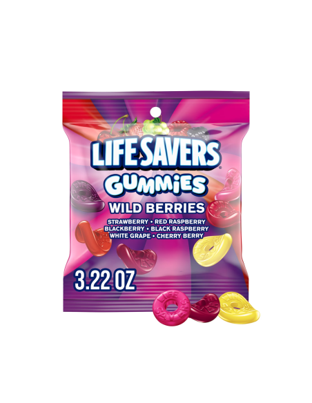 Life Savers - Gummies Wild Berries, caramelle gommose ai frutti di bosco | My American Market