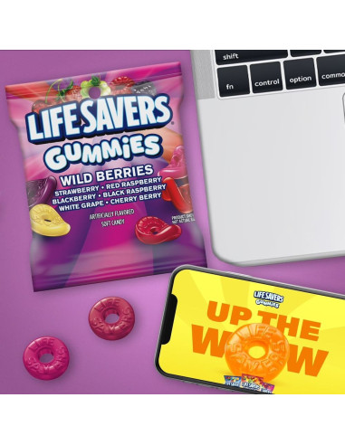 Life Savers - Gummies Wild Berries, caramelle gommose ai frutti di bosco | My American Market