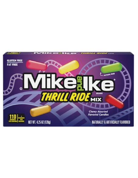 Mike and Ike - Thrill Ride Mix, caramelos de feria | My American Market