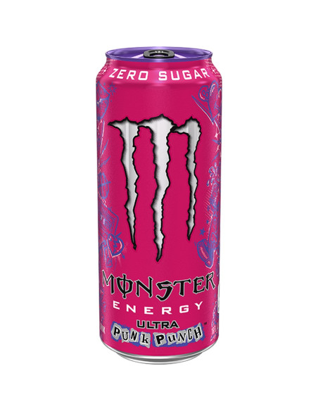 Monster Energy - Ultra Punk Punch, energética ponche sin azúcar | My American Market