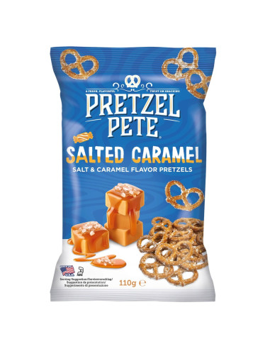 Pretzel Pete - Pretzels Salted Caramel, caramello salato | My American Market