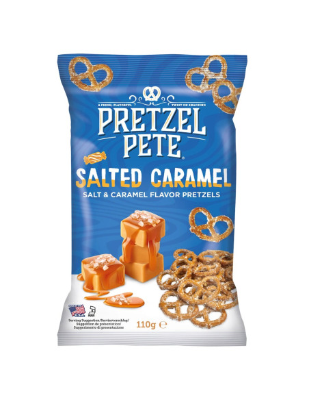 Pretzel Pete - Pretzels Salted Caramel, caramelo salado | My American Market