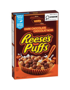 Reese's Puffs Dark Chocolate, cereali cioccolato fondente e arachidi | My American Market